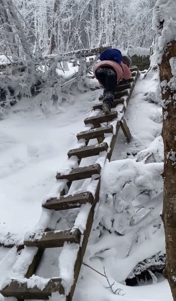 Ginger Garner, Grandfather Mountain Ladder to Calloway Peak