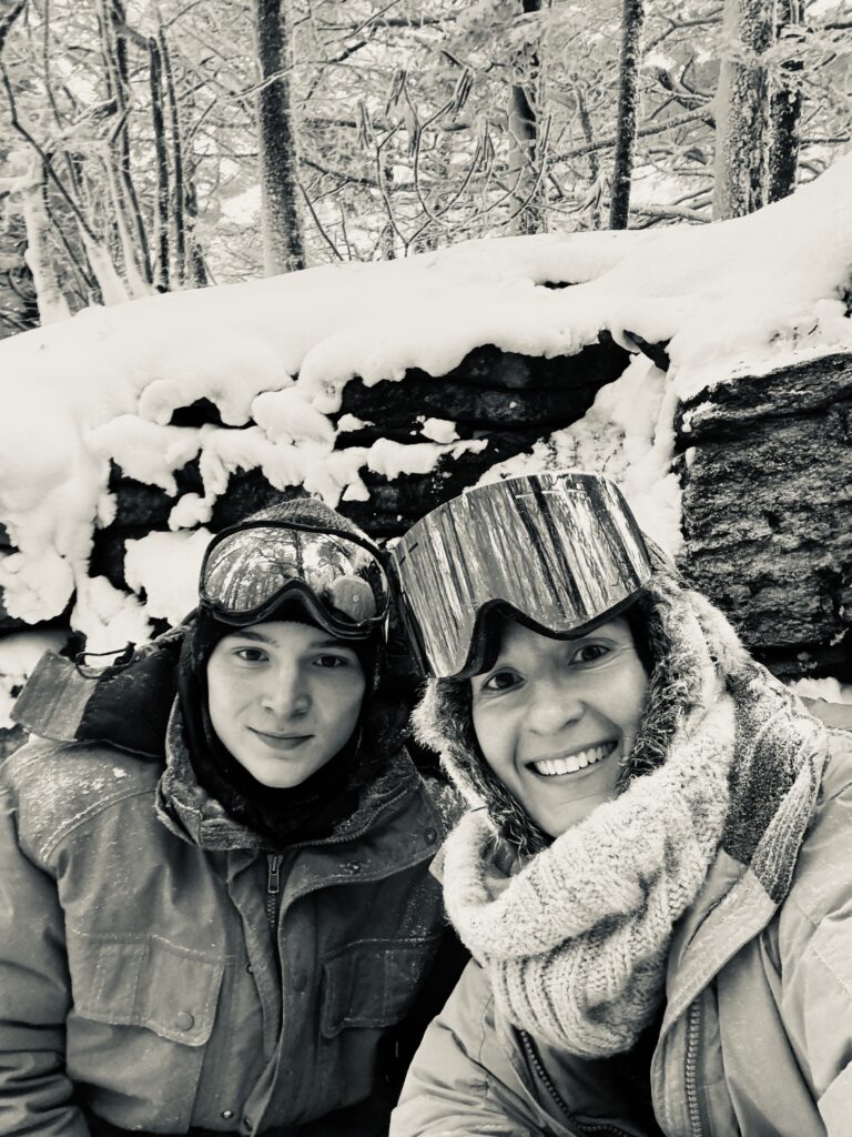 Ginger Garner and her son